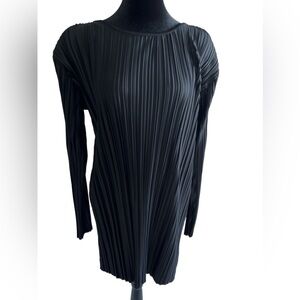 Polo Garag Mini black pleats pullover Dress Elegant Evening Dress